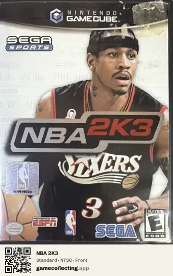 NBA 2K3 Nintendo GameCube, NTSC box front