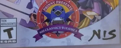 Prinny Presents NIS Classics Volume 3, the ESRB box on its front