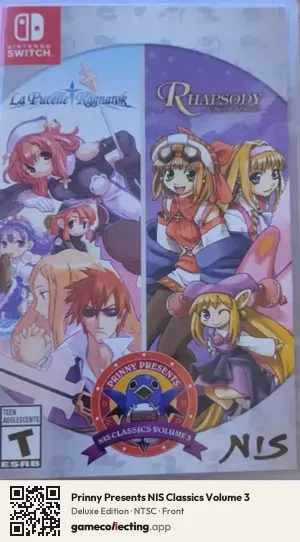 Prinny Presents NIS Classics Volume 3 Nintendo Switch, NTSC box front