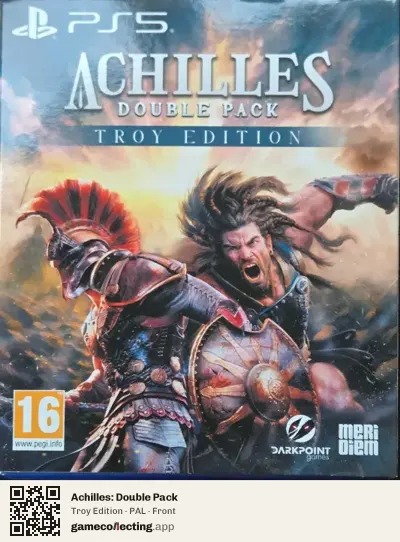 Achilles: Double Pack PlayStation 5, PAL box front