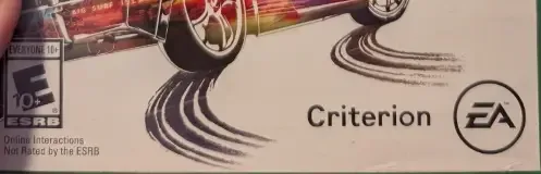 Burnout Paradise Remastered, the PEGI square on its front