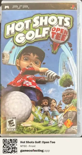 Hot Shots Golf: Open Tee PlayStation Portable, NTSC box front