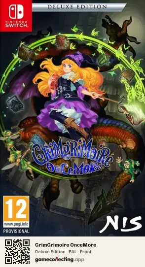 GrimGrimoire OnceMore Nintendo Switch, PAL box front