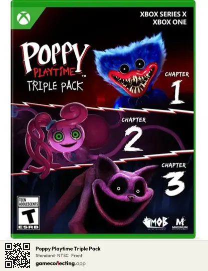 Poppy Playtime Triple Pack Xbox Series X, NTSC box front