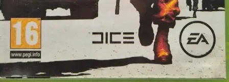 Battlefield: Bad Company 2, the USK square on its front