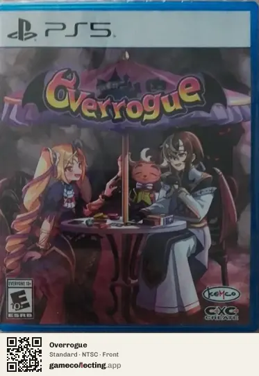 Overrogue PlayStation 5, NTSC box front