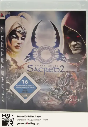 Sacred 2: Fallen Angel PlayStation 3, Germany box front