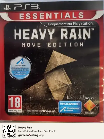 Heavy Rain PlayStation 3, PAL box front