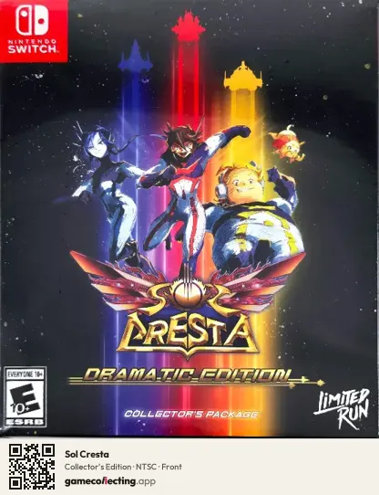 Sol Cresta Nintendo Switch, NTSC box front