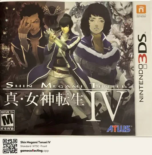 Shin Megami Tensei IV Nintendo 3DS, NTSC box front