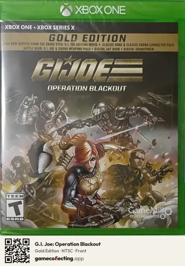 G.I. Joe: Operation Blackout Xbox One, NTSC box front
