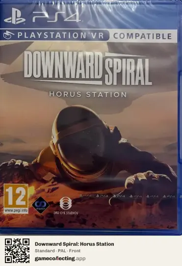 Downward Spiral: Horus Station PlayStation 4, PAL box front
