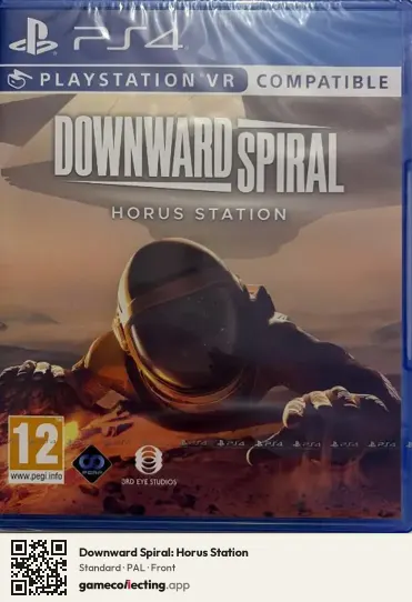 Downward Spiral: Horus Station PlayStation 4, PAL box front