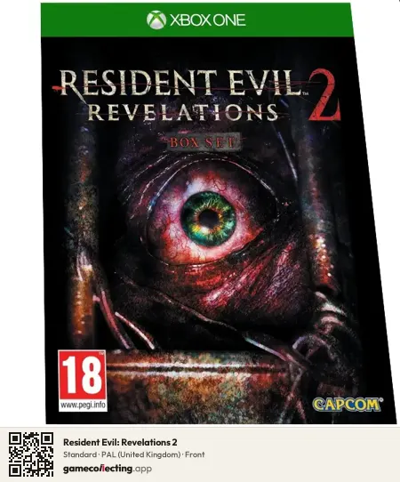 Resident Evil: Revelations 2 Xbox One, United Kingdom box front