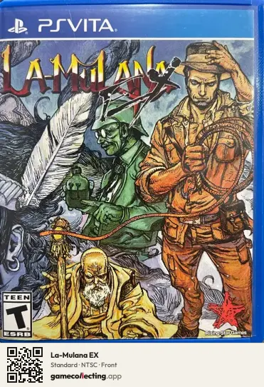 La-Mulana EX PlayStation Vita, NTSC box front