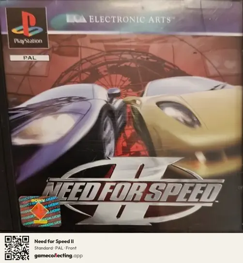 Need for Speed II PlayStation, PAL box front