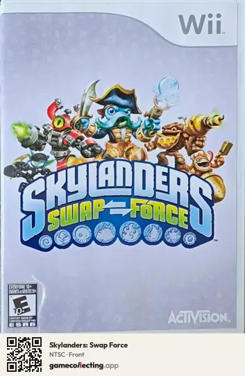 Skylanders: Swap Force Nintendo Wii, NTSC box front
