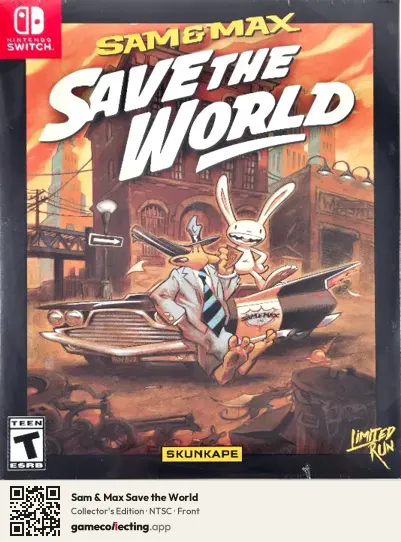 Sam & Max Save the World Nintendo Switch, NTSC box front