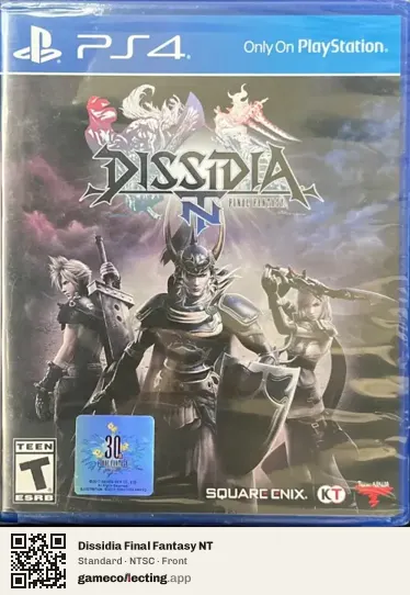 Dissidia Final Fantasy NT PlayStation 4, NTSC box front