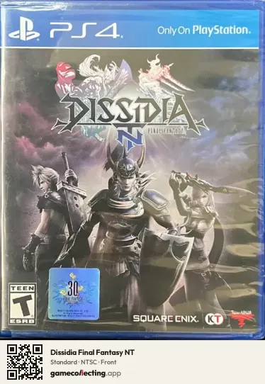 Dissidia Final Fantasy NT PlayStation 4, NTSC box front
