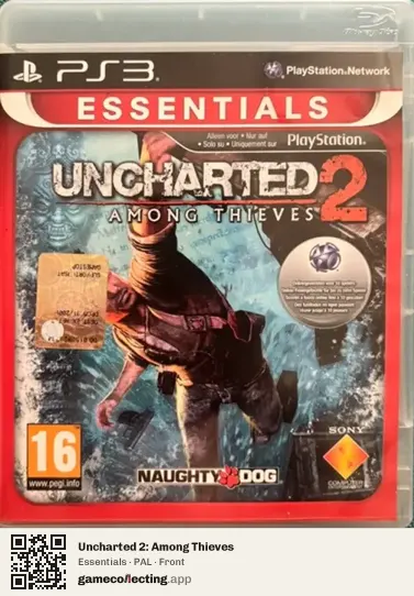 Uncharted 2: Among Thieves PlayStation 3, PAL box front