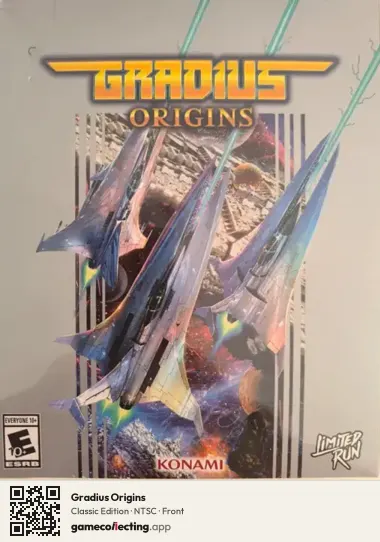 Gradius Origins PlayStation 5, NTSC box front