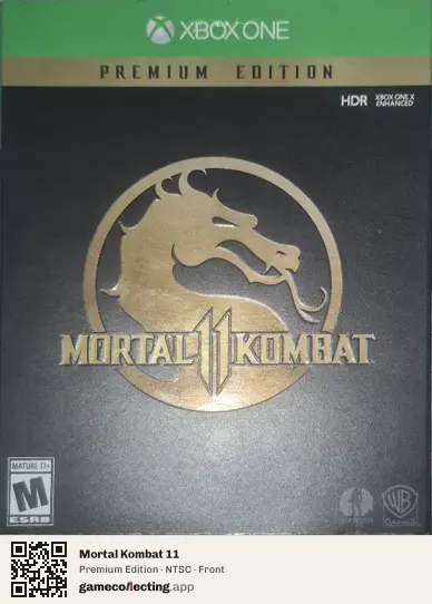 Mortal Kombat 11 Xbox One, NTSC box front