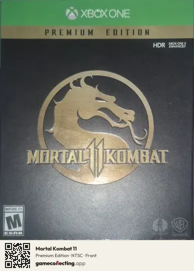 Mortal Kombat 11 Xbox One, NTSC box front