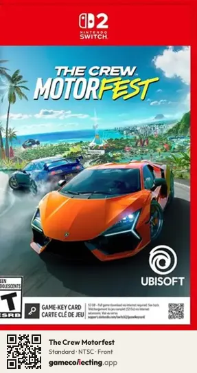 The Crew Motorfest Nintendo Switch 2, NTSC box front