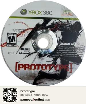 Prototype Xbox 360, NTSC disc