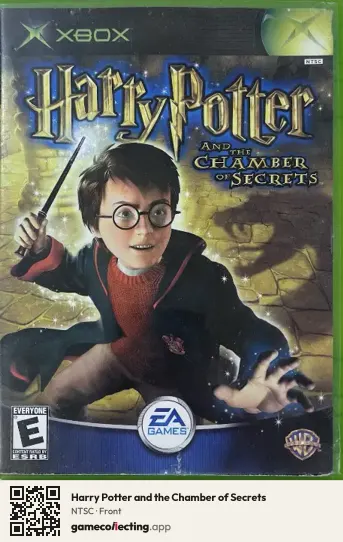 Harry Potter and the Chamber of Secrets Xbox, NTSC box front