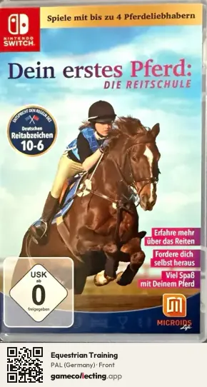 Equestrian Training Nintendo Switch, Germany box front