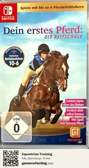 Equestrian Training Nintendo Switch, Germany box front