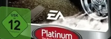 Need for Speed: Most Wanted, the USK square on its front