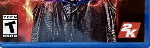 WWE 2K19, the ESRB box on its front