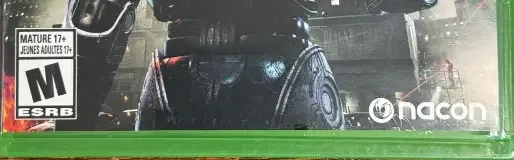 RoboCop: Rogue City: Unfinished Business, the ESRB box on its front