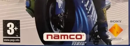 MotoGP 4, the PEGI square on its front