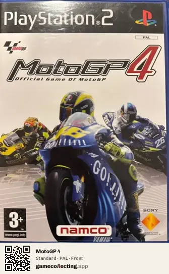 MotoGP 4 PlayStation 2, PAL box front