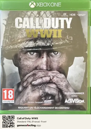 Call of Duty: WWII Xbox One, France box front
