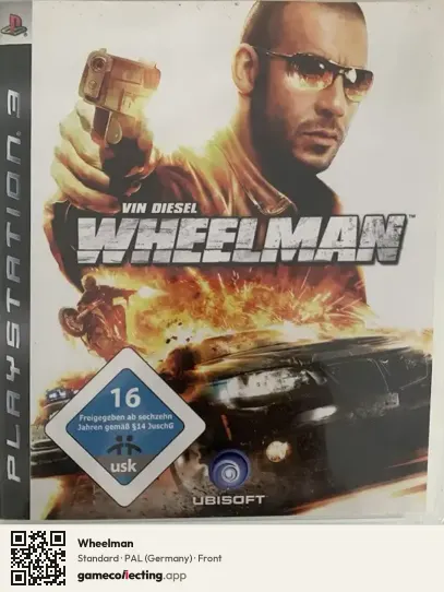 Wheelman PlayStation 3, Germany box front
