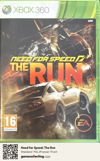 Need for Speed: The Run Xbox 360, France box front