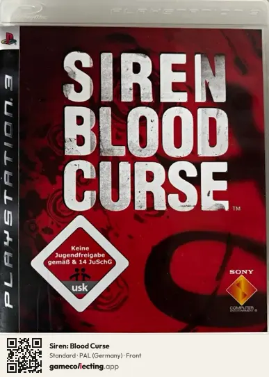 Siren: Blood Curse PlayStation 3, Germany box front