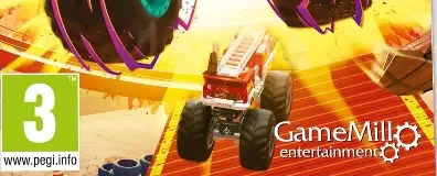 Hot Wheels Monster Trucks: Stunt Mayhem, the PEGI square on its front