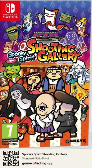 Spooky Spirit Shooting Gallery Nintendo Switch, PAL box front