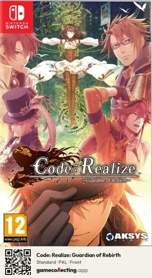 Code: Realize: Guardian of Rebirth Nintendo Switch, PAL box front