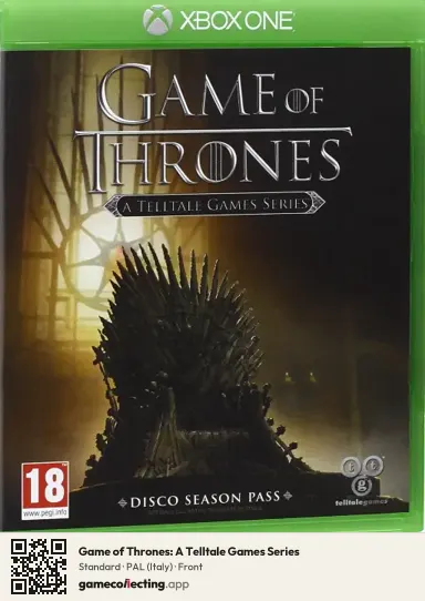 Game of Thrones: A Telltale Games Series Xbox One, Italy box front