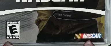 NASCAR, the ESRB box on its front