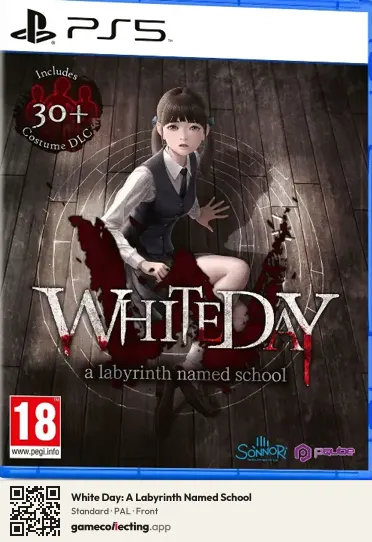 White Day: A Labyrinth Named School PlayStation 5, PAL box front