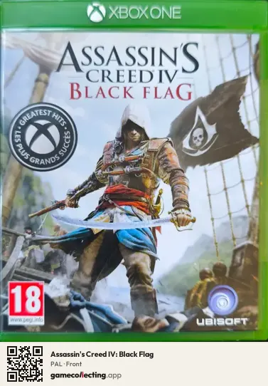 Assassin's Creed IV: Black Flag Xbox One, PAL box front