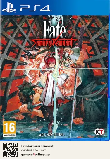 Fate/Samurai Remnant PlayStation 4, PAL box front